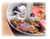 Image of cereal bowl with milk