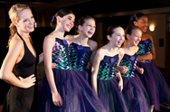 Image of teenagers at a dance recital